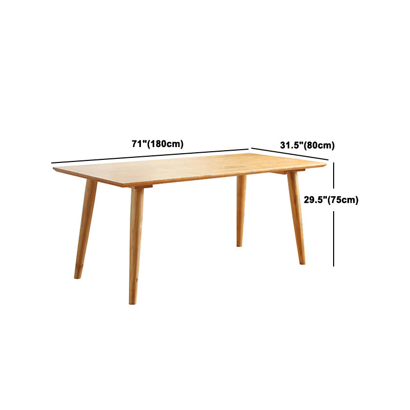 Traditional Rectangle Wood Table Set 1/2/5 Pieces Dining Set for Home
