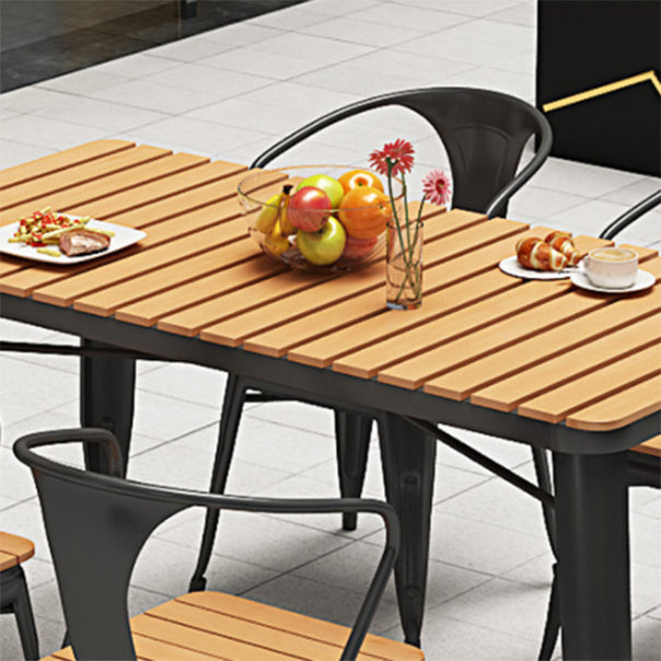 Modern Engineer Wood Dining Table Set 1/2/5/7 Pieces Dining Set for Home Use