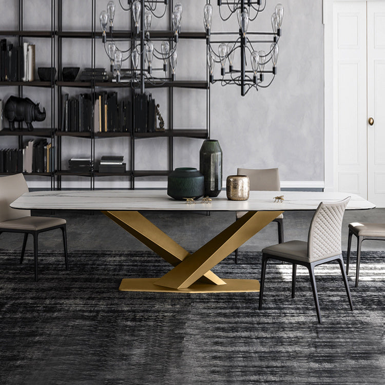 Contemporary Style Rectangle Table Set 1/5/6 Pieces Dining Set for Home