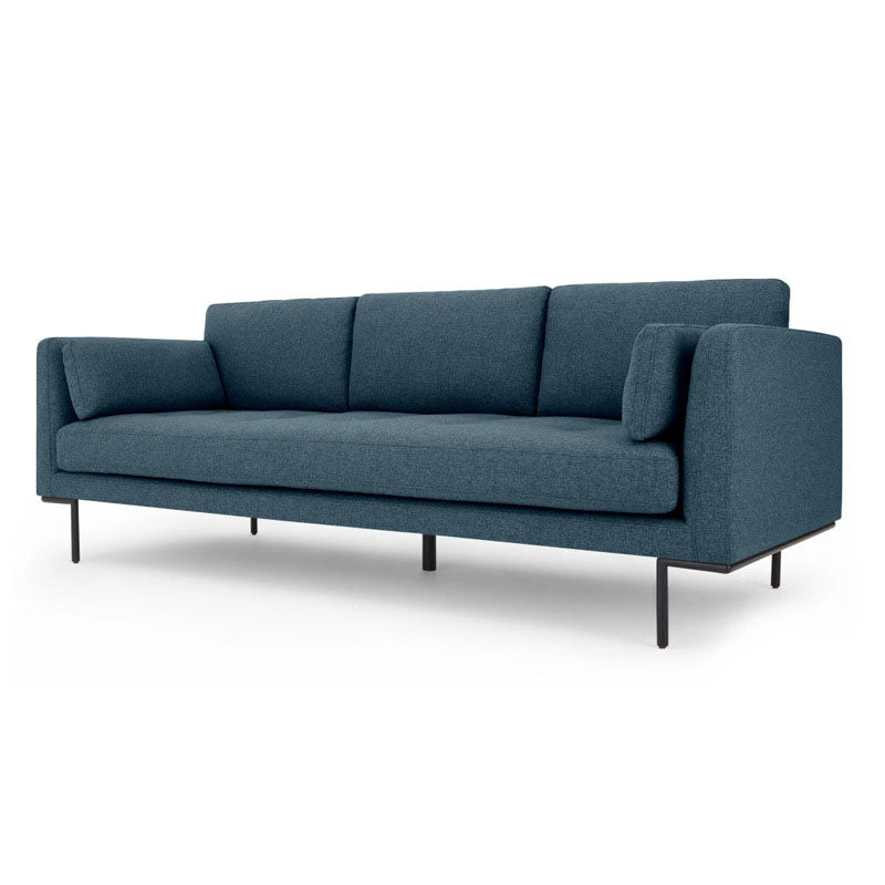 Linen 3-seater Sofa with Square Arm 82.68" Long * 34.65" Wide