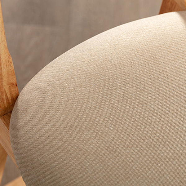 Modern Milk Tea Shop Footrest Stool Matte Finish Upholstered Bar Stools