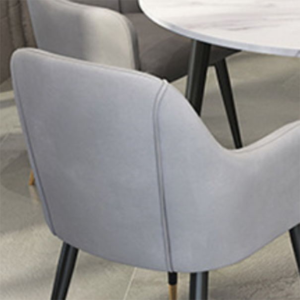 Contemporary Style Round Table Set 1/2/5/7 Pieces Dining Set for Home