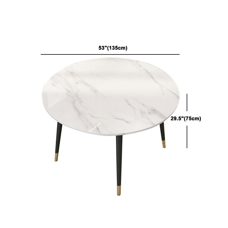 Contemporary Style Round Table Set 1/2/5/7 Pieces Dining Set for Home