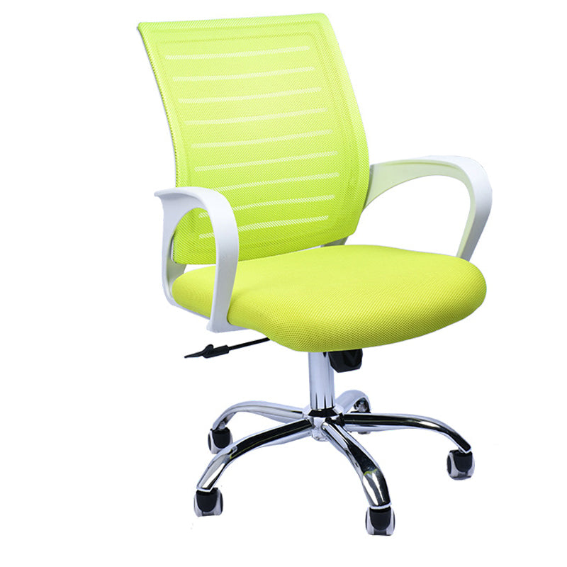 Contemporary Office Chair Fixed Arms Tilt Mechanism Conference Chair