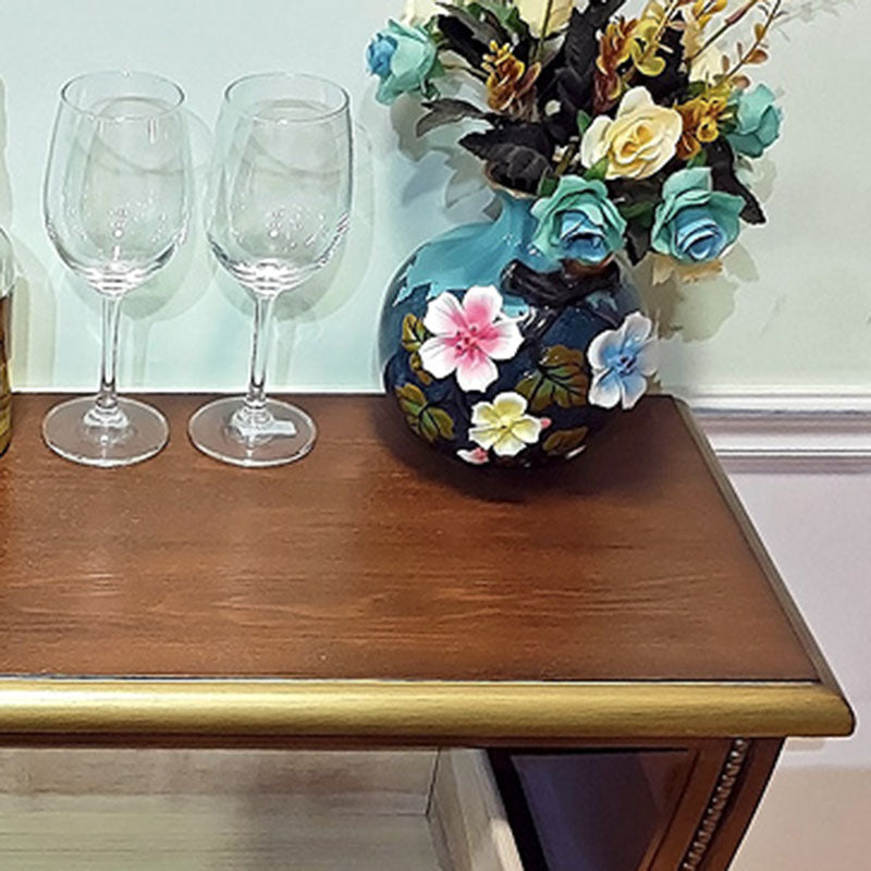 American Traditional Dresser Solid Wood Storage Chest with 3 Drawers