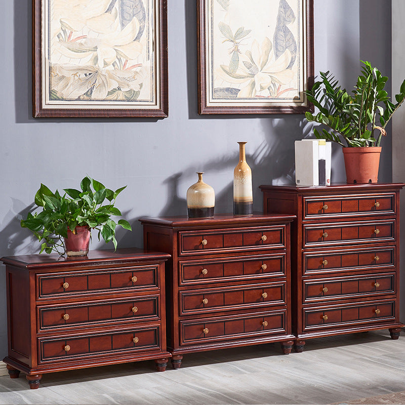 Glam Dresser Solid Wood Storage Chest Dresser with 3/4/5 Drawers