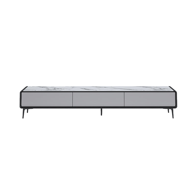Slate TV Cabinet Modern Style Home Simple Closed TV Stand Console