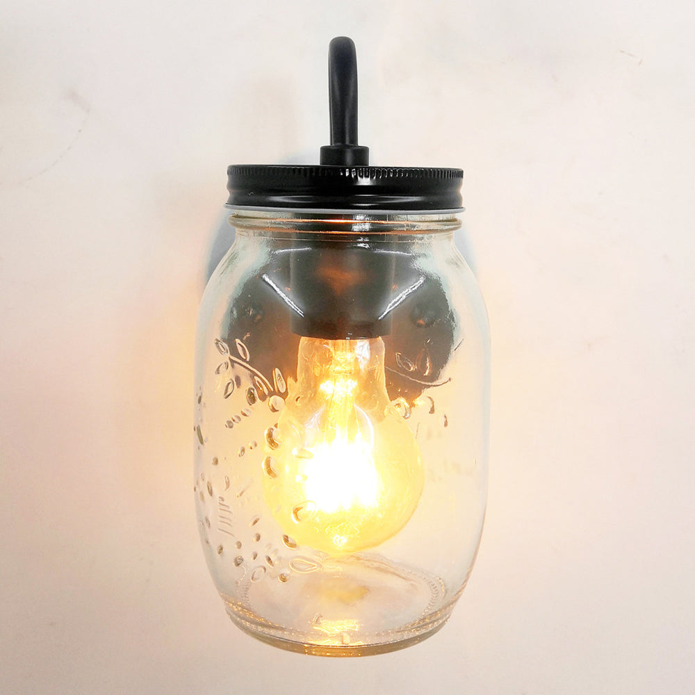 Industrial Wall Light Fixture Glass Shade Light Sconce Lighting Fixture Fixture