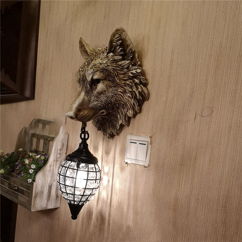 Minimalist Style Wall Sconce Lighting Crystal Shade Wall Lighting Fixtures