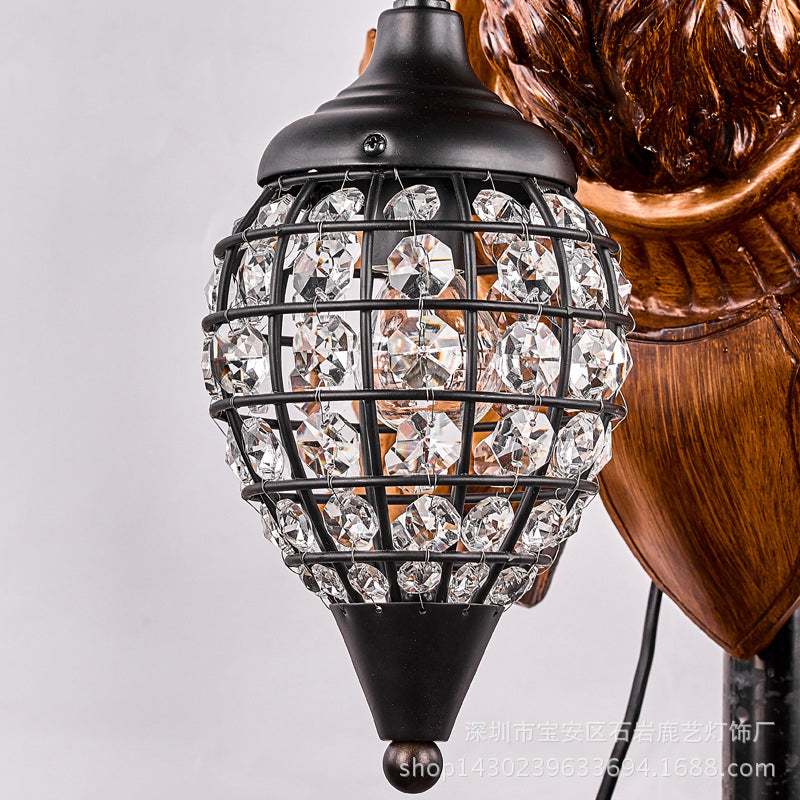 Modern Minimalist Wall Sconce Lighting Crystal Shade Wall Lighting Fixtures
