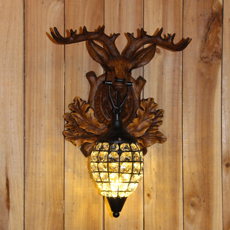 Modern Minimalist Wall Sconce Lighting Crystal Shade Wall Lighting Fixtures