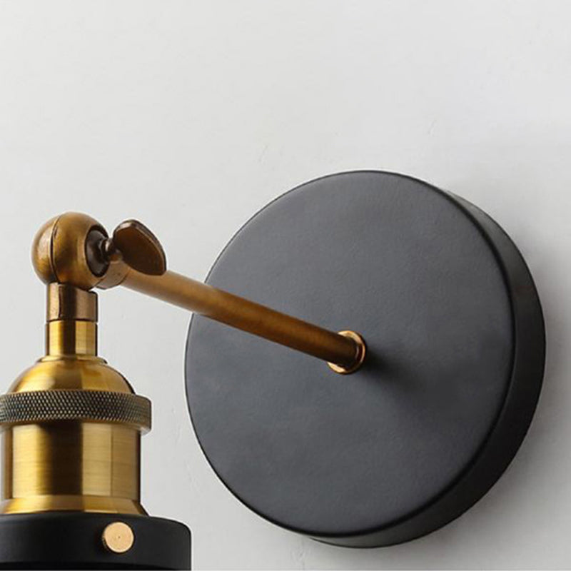 Industrial Style Wall Light Household Metallic Shade Wall Light Sconce for Corridor