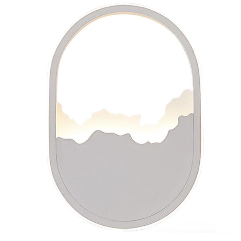 Modern Wall Mount Lighting Minimalist Metallic LED Hallway Surface Wall Sconce