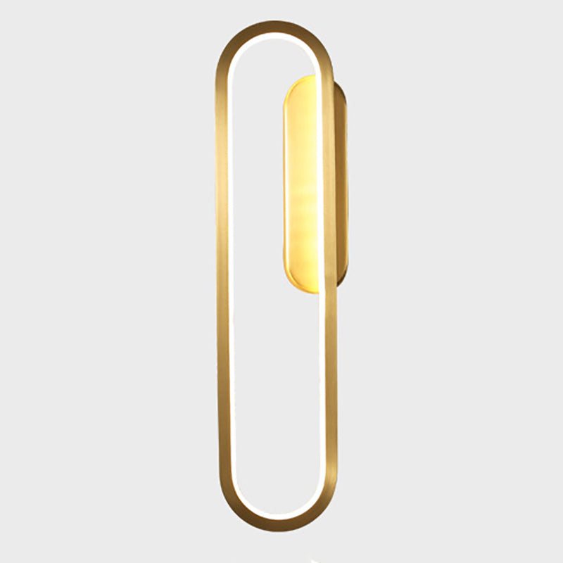 Contemporary Linear Wall Mount Lighting Fixture Minimalist LED Wall Sconce