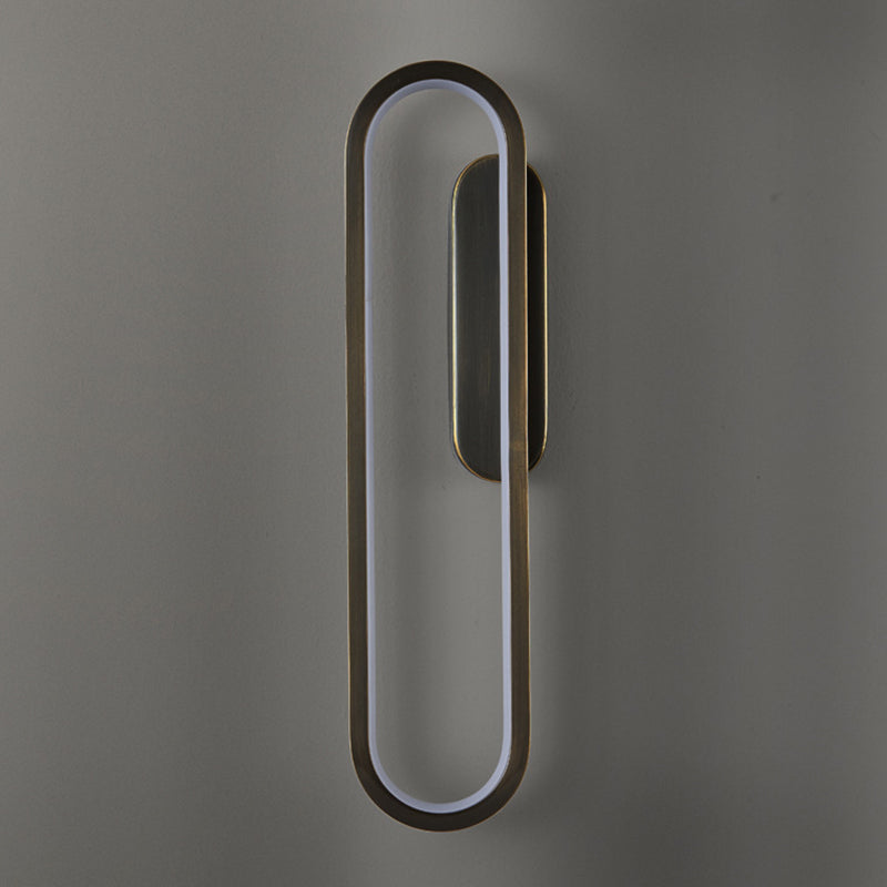 Contemporary Linear Wall Mount Lighting Fixture Minimalist LED Wall Sconce