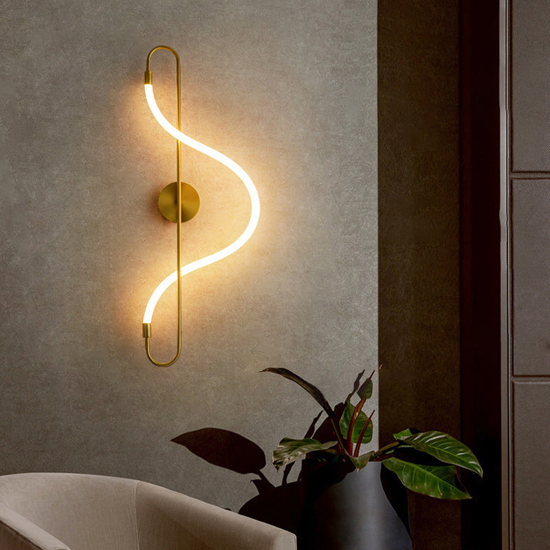 Modern Linear Wall Mount Lighting Simplicity Wall Sconce for Living Room