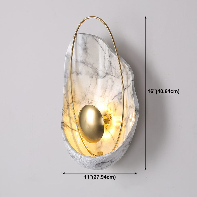 Modern Wall Lamp Nordic Style Resin Wall Mount Lighting for Sitting Room