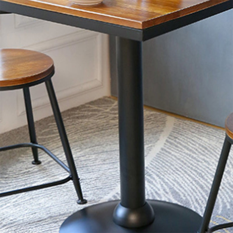 Solid Wood Pub Table Round Bar Height Modern Bar Table for Indoor