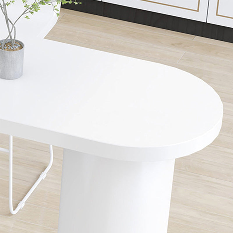 Contemporary Style Bar Table Solid Wood Bar Dining Table for Living Room