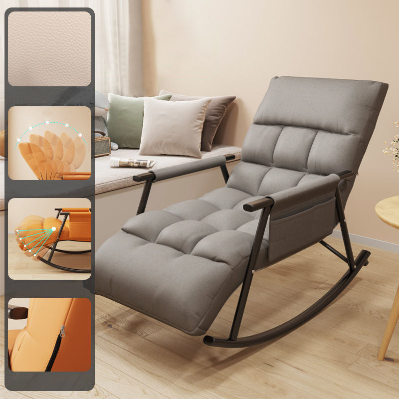 Balcony and Living Room Style Simple Rocker Chair Modern Leisure Lazy Chair