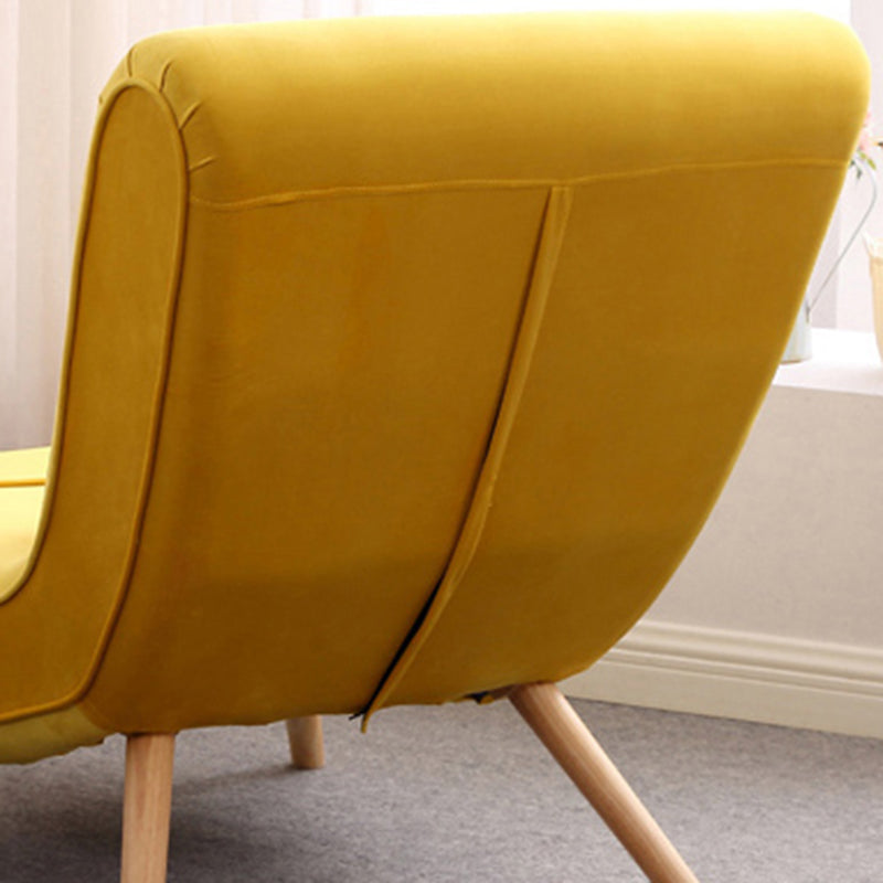 Modern Cushions Rocker Chair Solid Wood Frame Spindle Rocker Chair with Ottoman