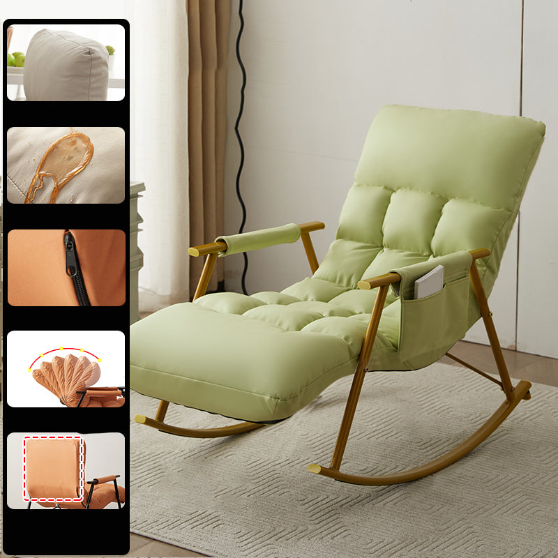 Single Sofa Rocking Chair Indoor Modern Simple Style Rocking