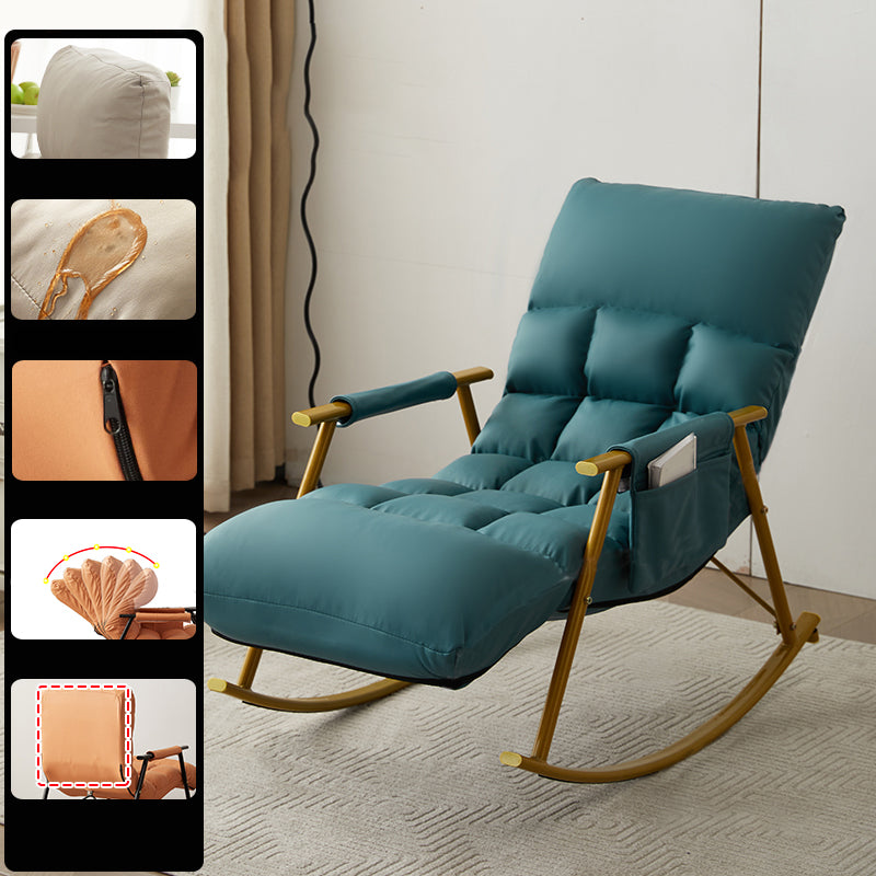 Single Sofa Rocking Chair Indoor Modern Simple Style Rocking