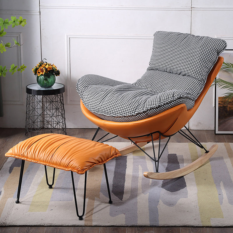 Modern Style Single Rocking Chair Indoor Lazy Sofa Rocking Chair for Living