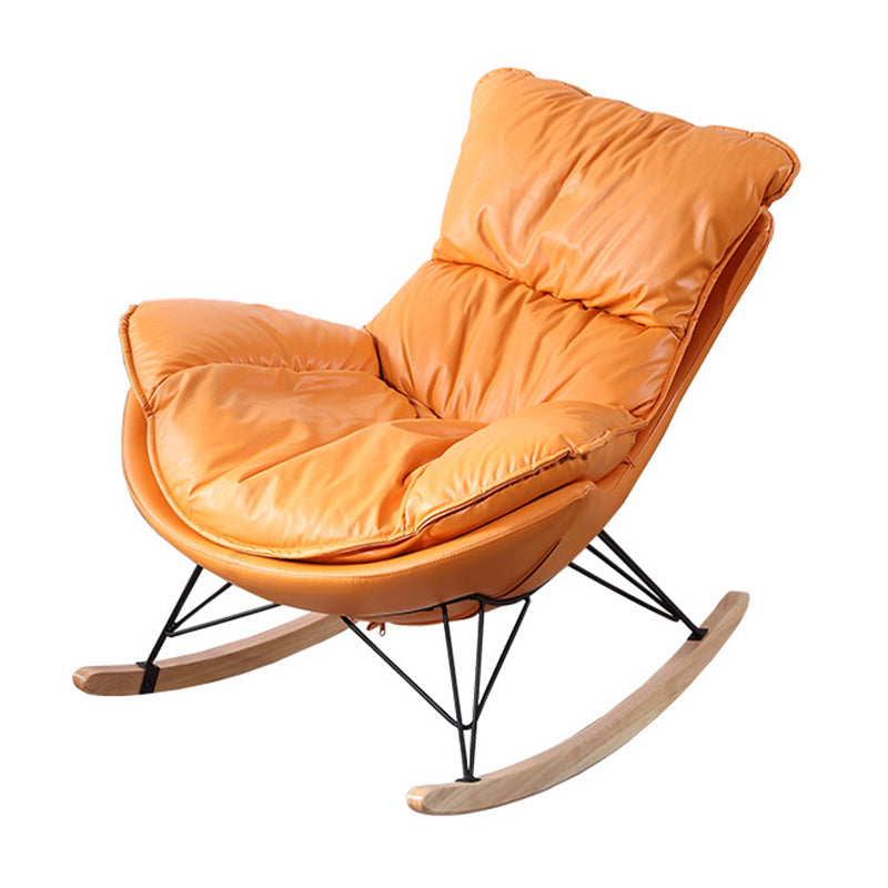 Modern Style Single Rocking Chair Indoor Lazy Sofa Rocking Chair for Living