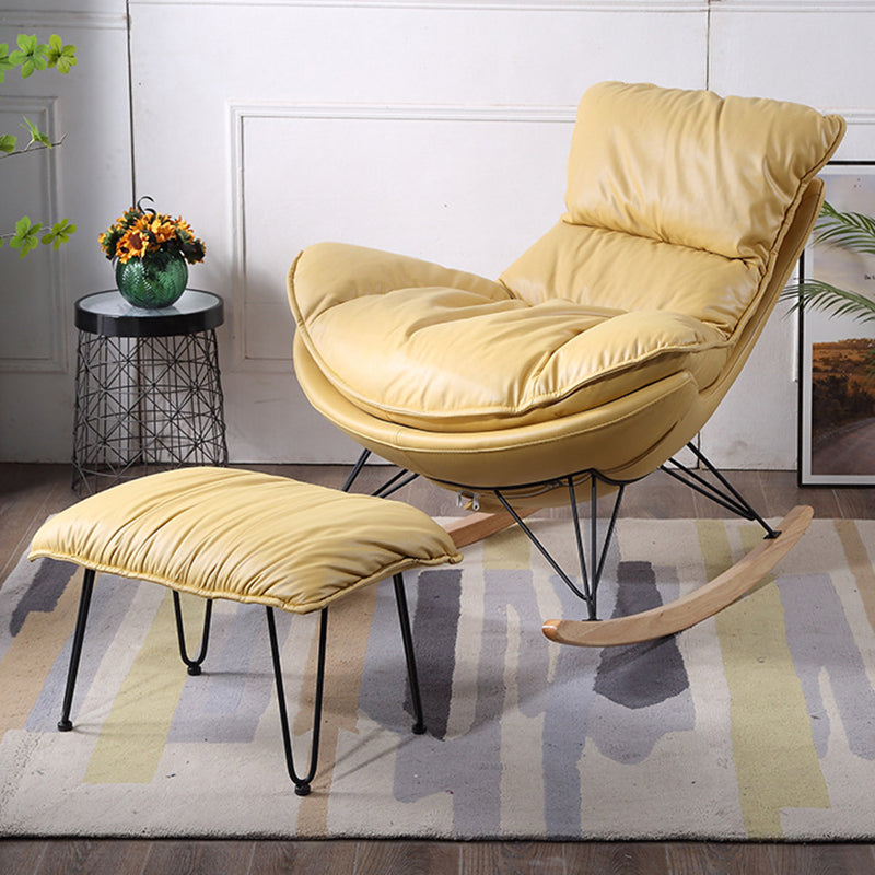 Modern Style Single Rocking Chair Indoor Lazy Sofa Rocking Chair for Living