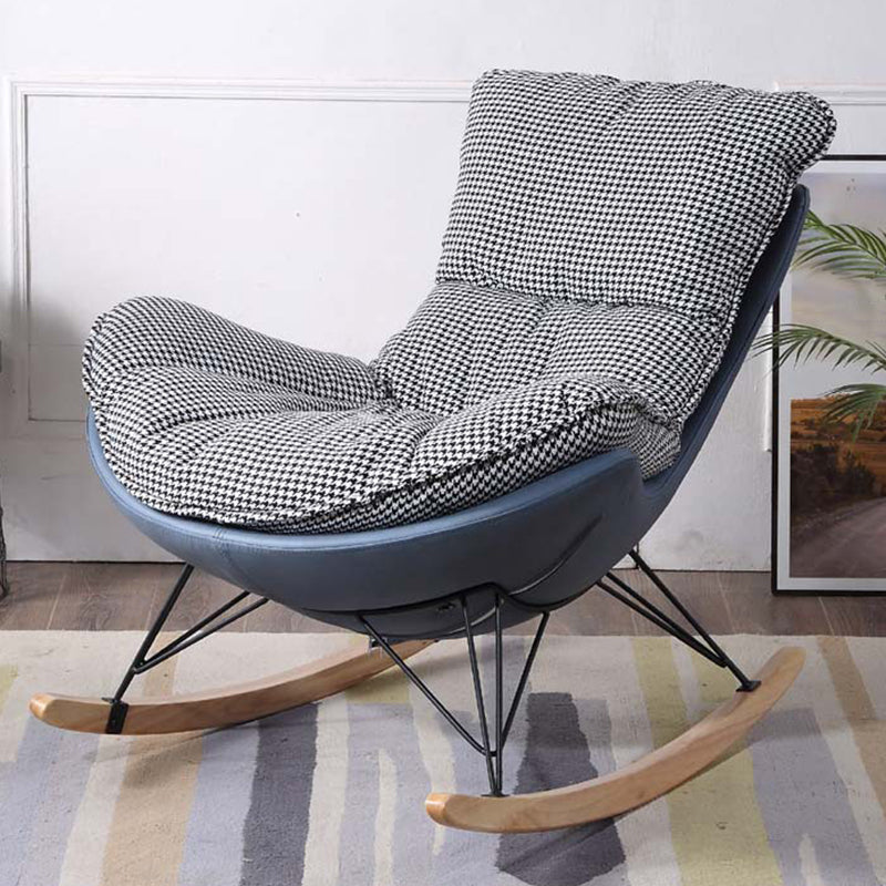 Modern Style Single Rocking Chair Indoor Lazy Sofa Rocking Chair for Living