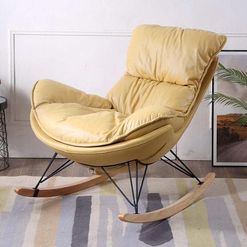 Modern Style Single Rocking Chair Indoor Lazy Sofa Rocking Chair for Living