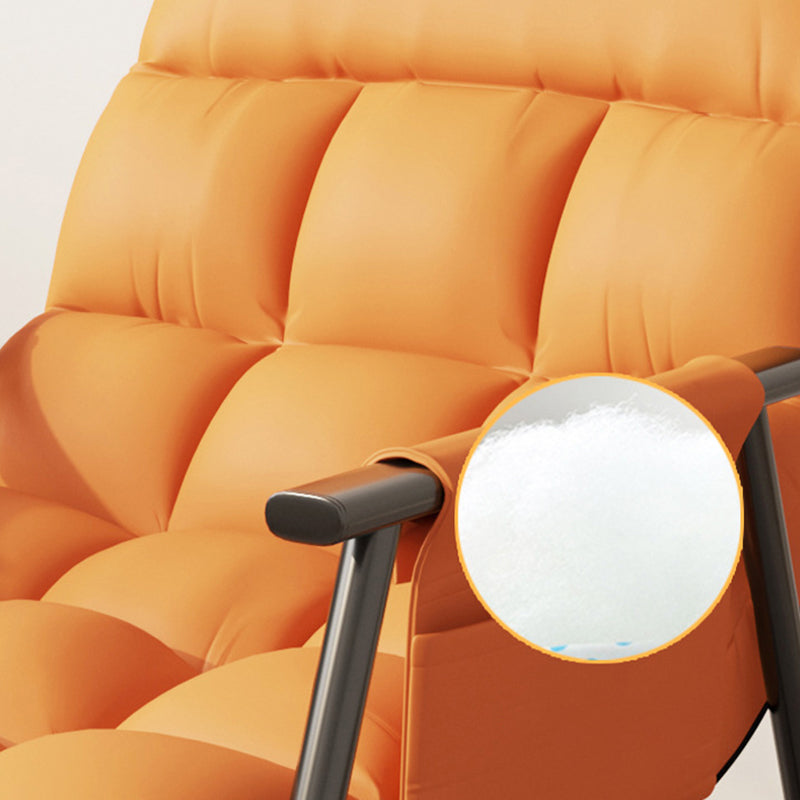 Modern Cushions Rocker Chair Metal Frame Spindle Rocker Chair for Living Room