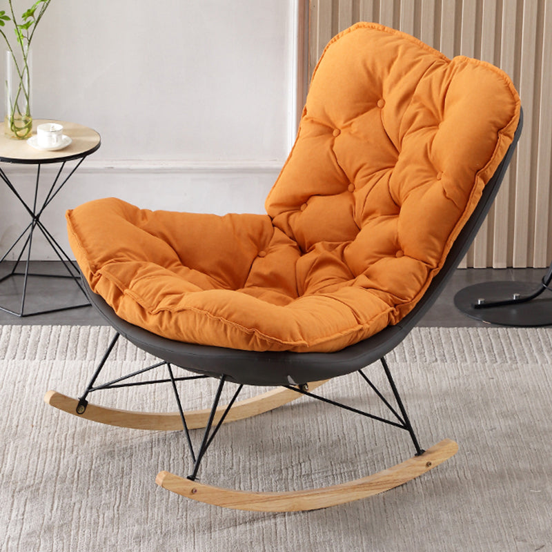 Modern Single Rocker Chair Waterproof Simple Chair for Bedroom and Living Room