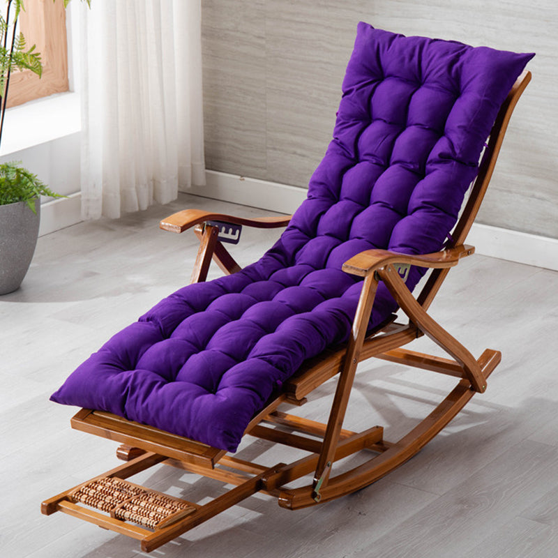 Antique Bamboo Recliner Chair Folding Recliner Chair with Cushion