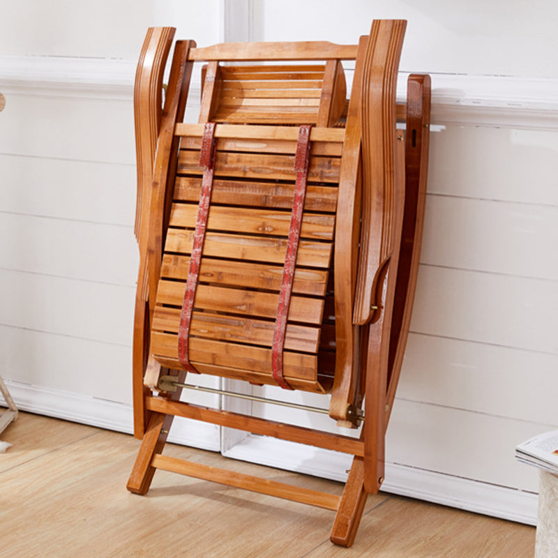 Antique Bamboo Recliner Chair Folding Recliner Chair with Cushion