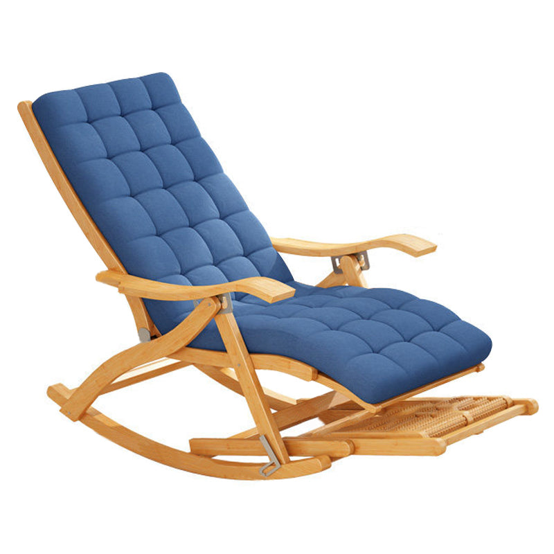 Traditional Recliner Chair Folding Rocker Chair for Living Room