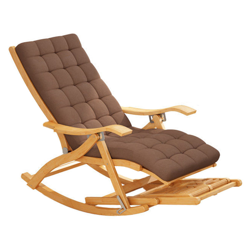 Traditional Recliner Chair Folding Rocker Chair for Living Room