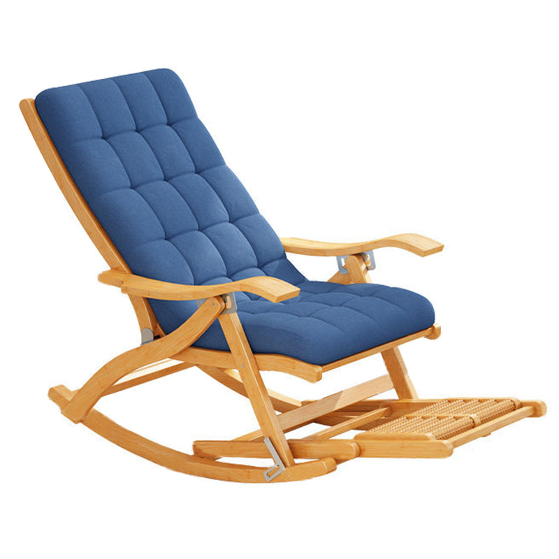 Traditional Recliner Chair Folding Rocker Chair for Living Room
