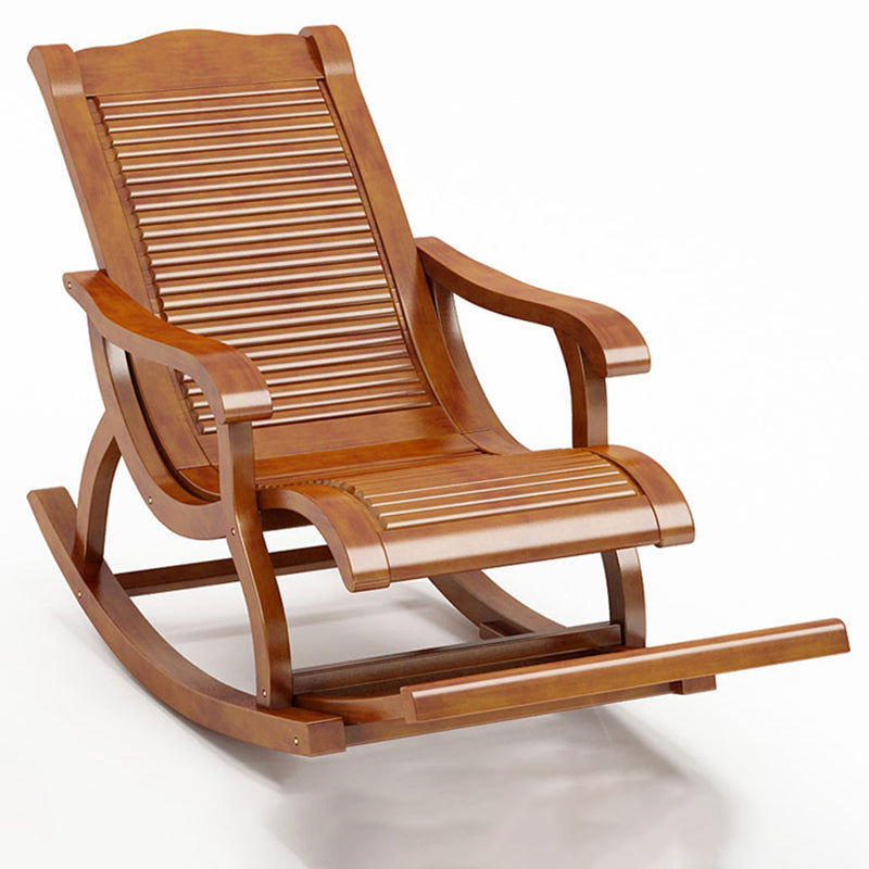 Mid-Century Modern Recliner Chair Solid Wood Recliner Chair for Living Room