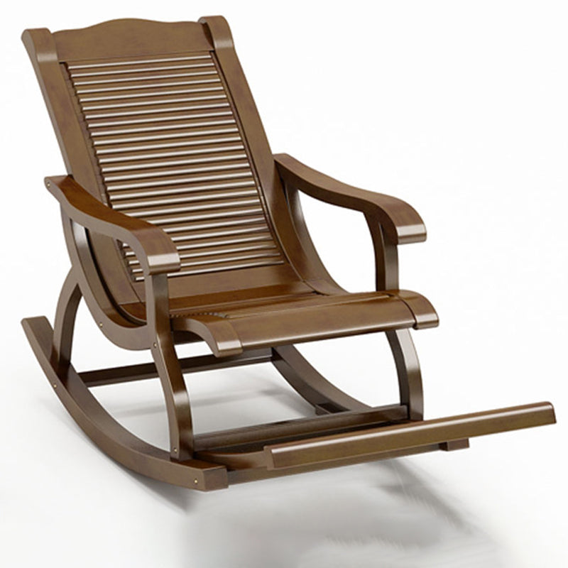 Mid-Century Modern Recliner Chair Solid Wood Recliner Chair for Living Room