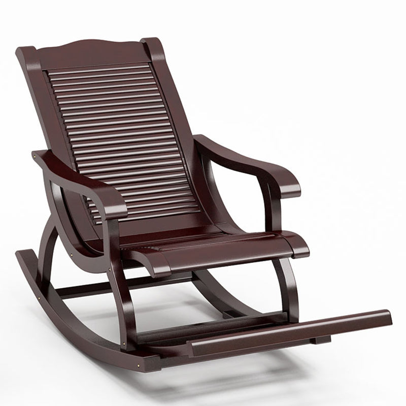 Mid-Century Modern Recliner Chair Solid Wood Recliner Chair for Living Room