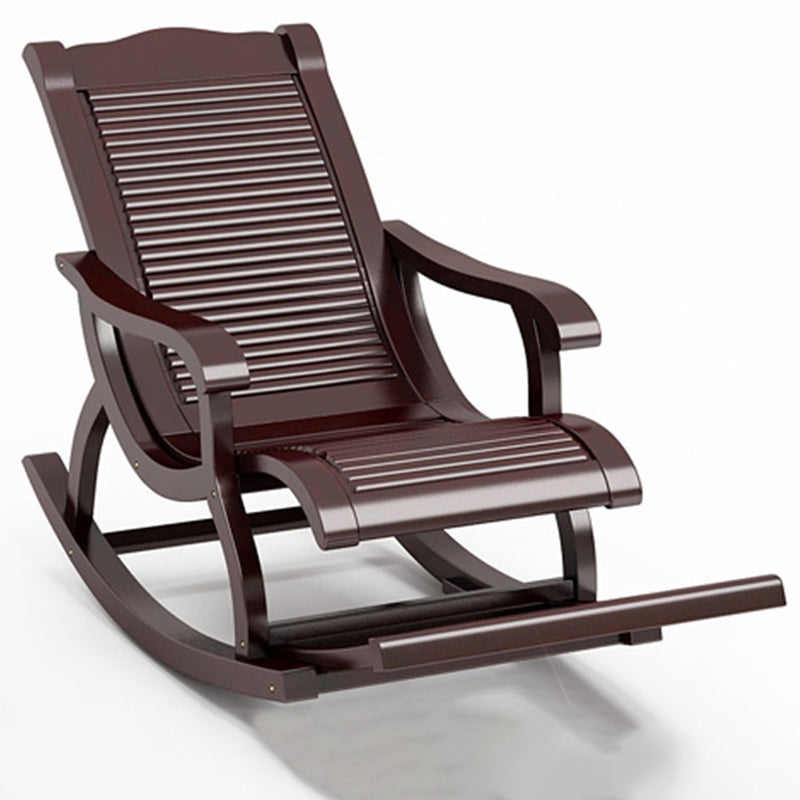 Mid-Century Modern Recliner Chair Solid Wood Recliner Chair for Living Room