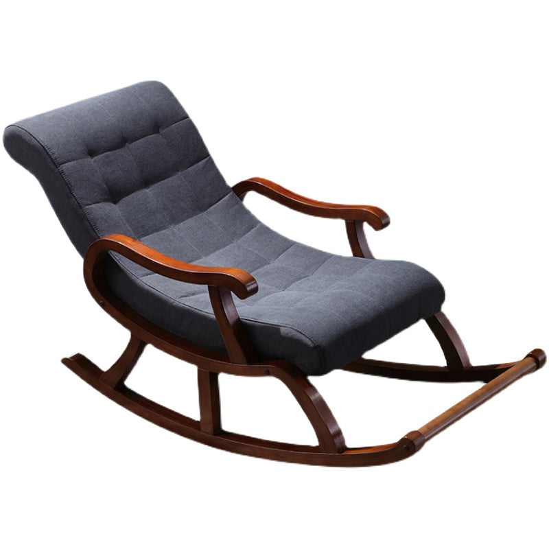 Mid-Century Recliner Chair Tufted Cushions Recliner Chair With A Lumbar Pillow