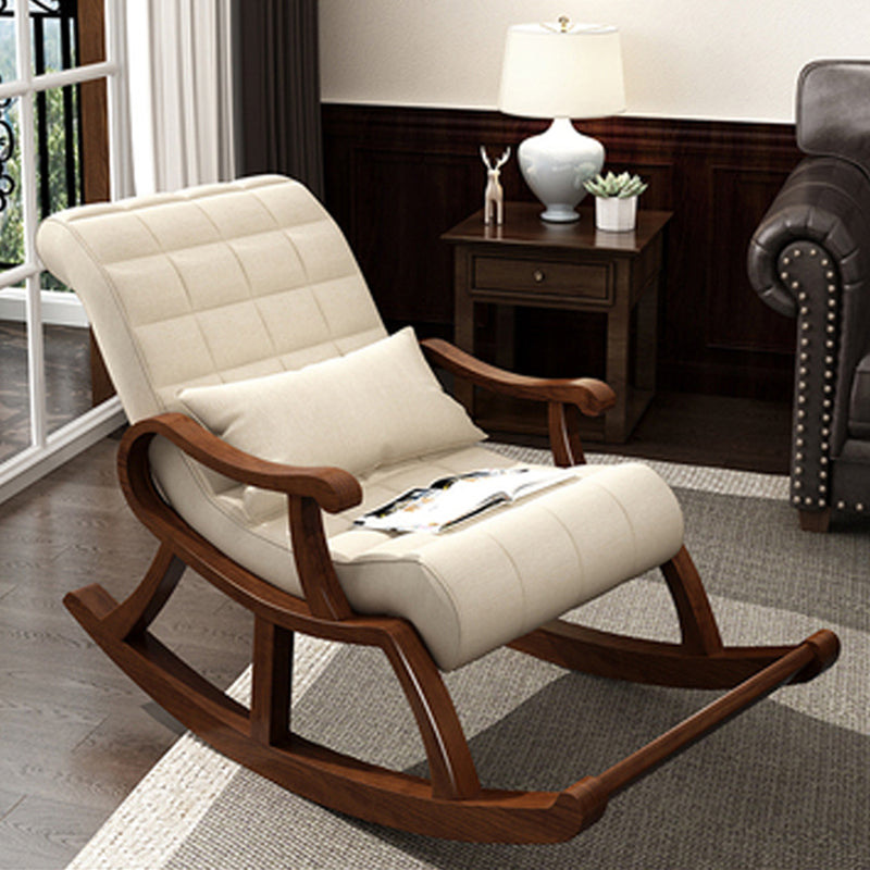 Mid-Century Recliner Chair Tufted Cushions Recliner Chair With A Lumbar Pillow