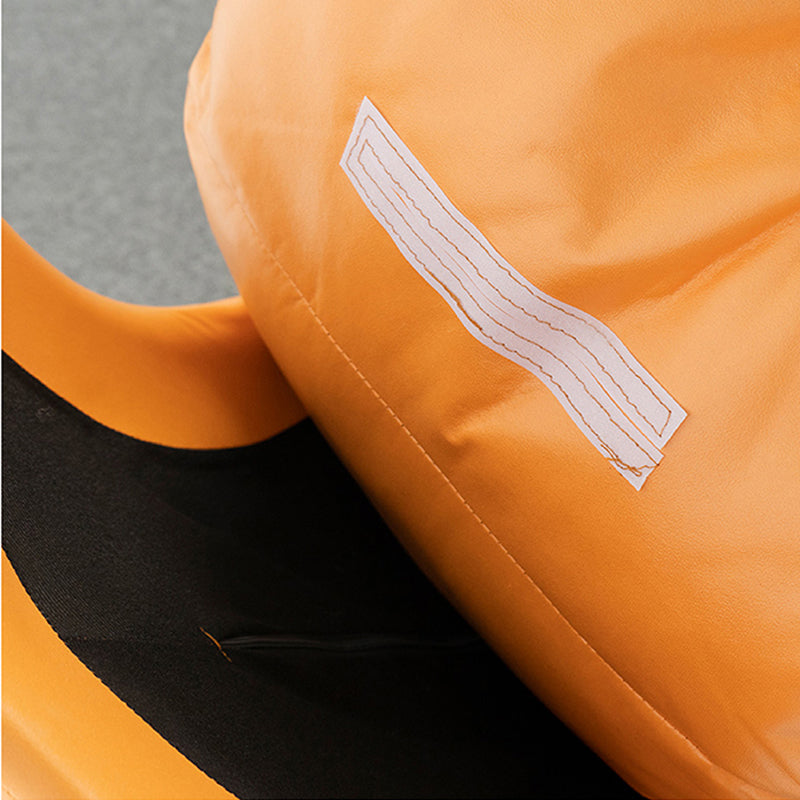 Glam Wingback Rocker with Padded Seat Fabric and Metal Rocker Chair 26.8" x 37.4" x 32.3"