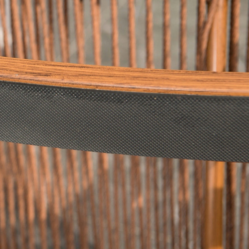 Contemporary Recliner Chair Rattan/Wicker Recliner Chair with Pillow