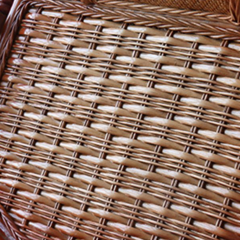 Traditional Spindle Rocking Accent Chair Tobacco Finish Rocker Chair Reclining