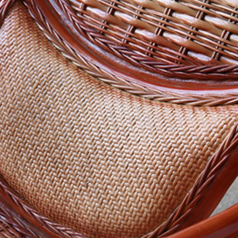 Traditional Spindle Rocking Accent Chair Tobacco Finish Rocker Chair Reclining