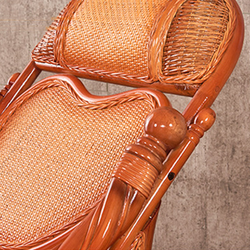 Mid Century Modern Recliner Chair Rattan/Wicker Recliner Chair for Living Room